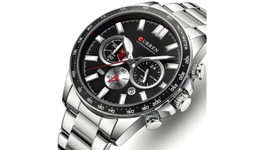 Reloj Curren 8418 Plateado - Metálico de Hombre