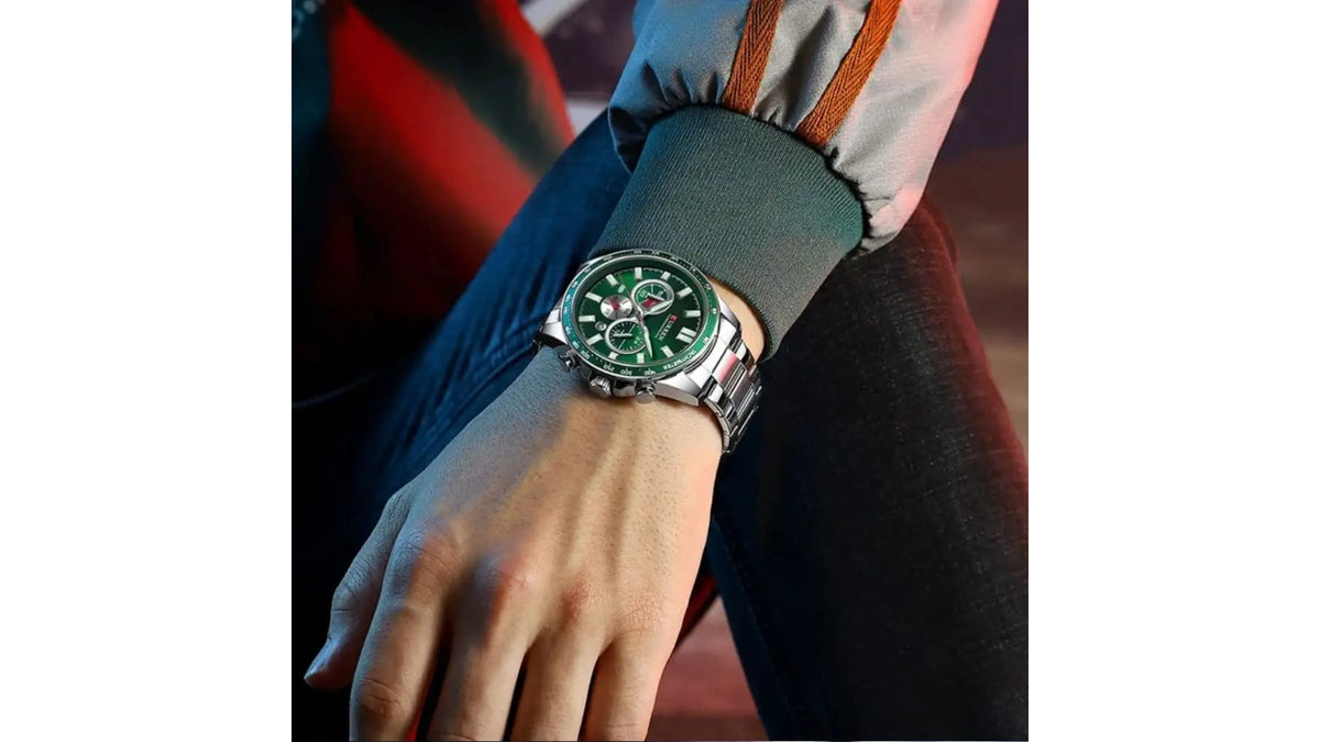 Reloj Curren 8418 Plateado - Metálico de Hombre