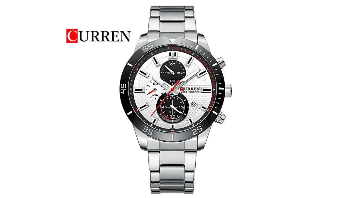 Reloj Curren 8417 Plateado - Metálico de Hombre