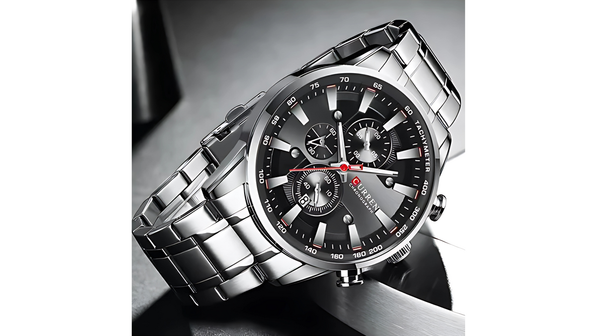 Reloj Curren 8351 Plateado - Metálico de Hombre