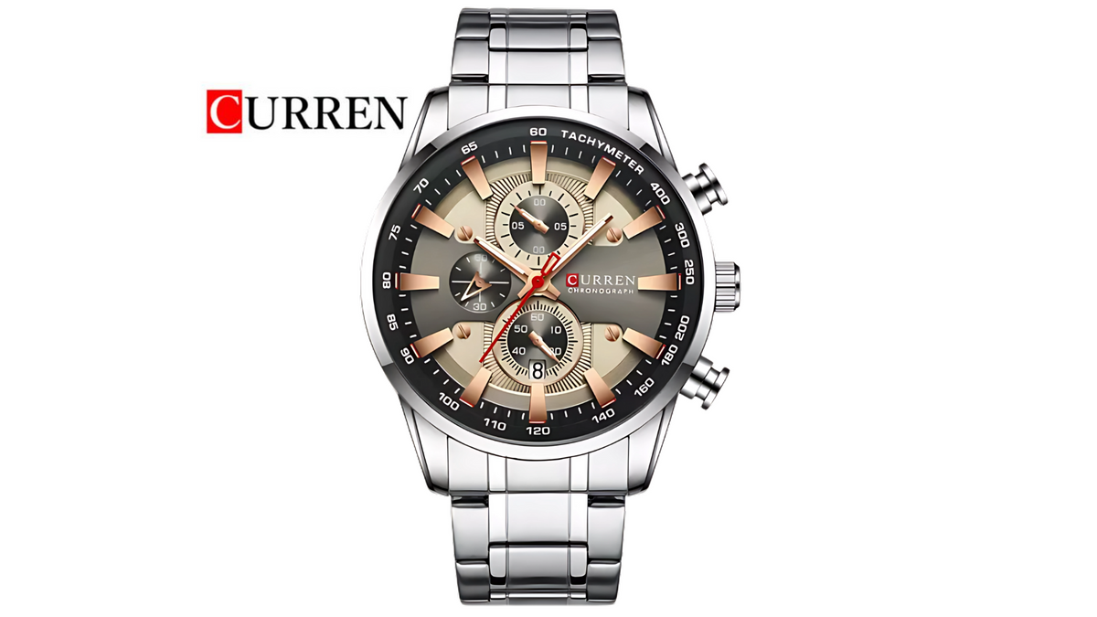 Reloj Curren 8351 Plateado - Metálico de Hombre