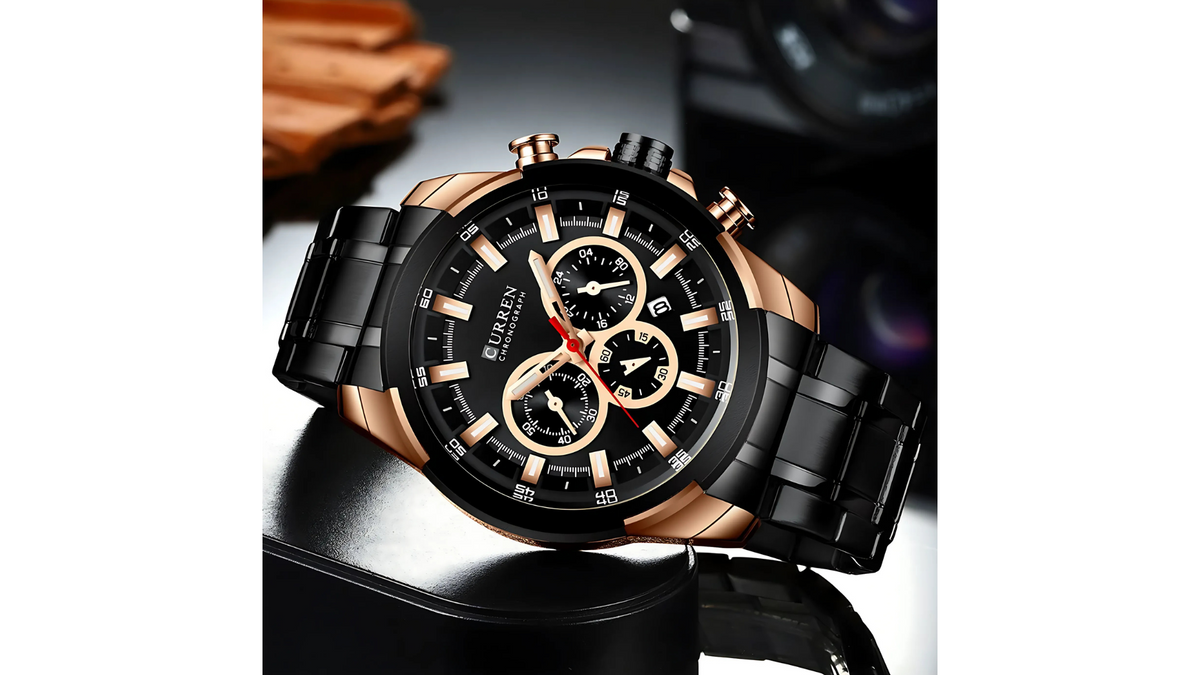 Reloj Curren 8361 Pavonado/ Oro Rosa - Metálico de Hombre