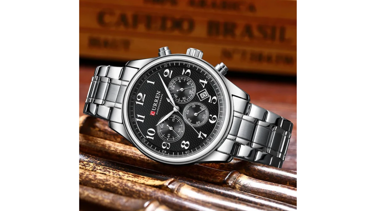 Reloj Curren 8466 Plateado - Metálico hombre