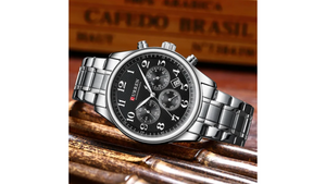 Reloj Curren 8466 Plateado - Metálico hombre
