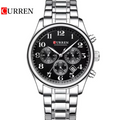 Reloj Curren 8466 Plateado - Metálico hombre