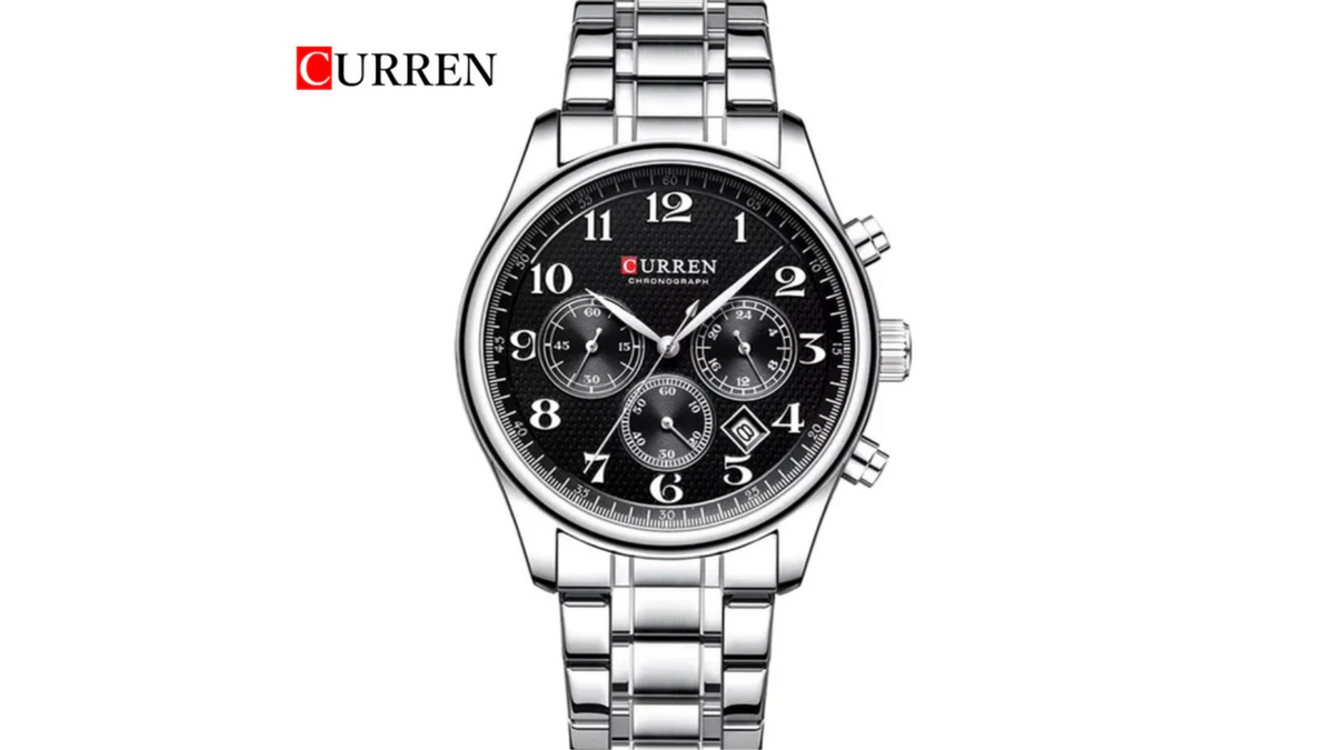Reloj Curren 8466 Plateado - Metálico hombre
