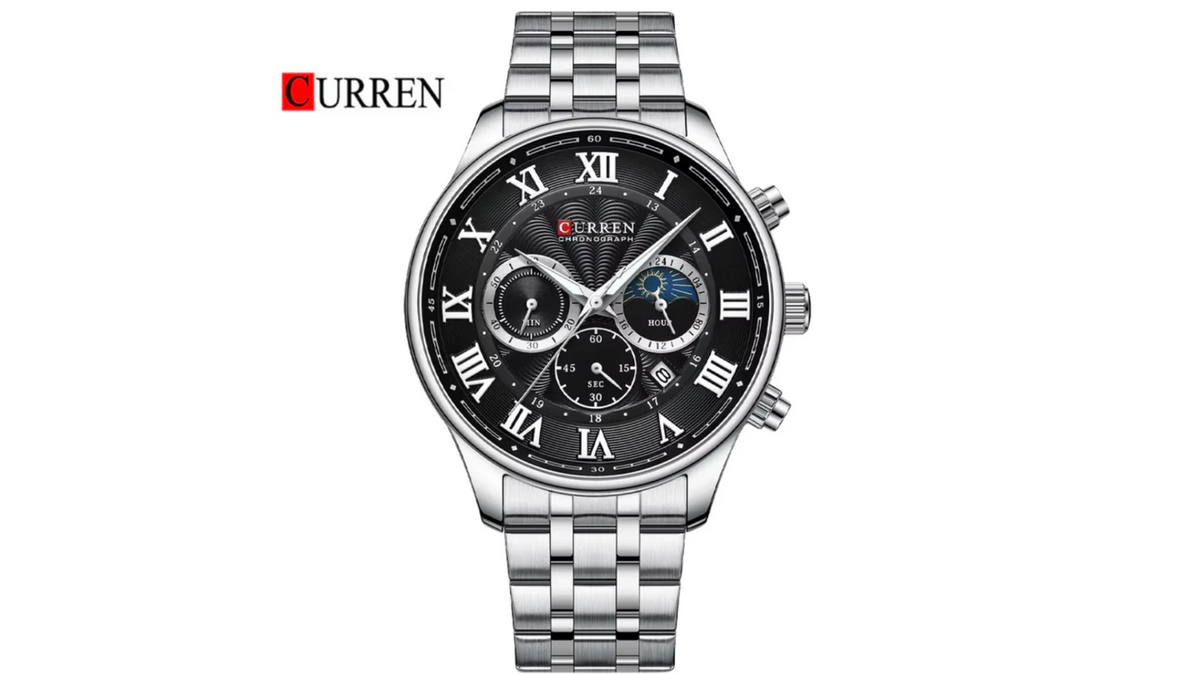Reloj Curren 8427 Plateado - Metálico de Hombre