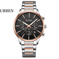 Reloj Curren 8435 Plateado/Oro Rosa - Metálico de Hombre