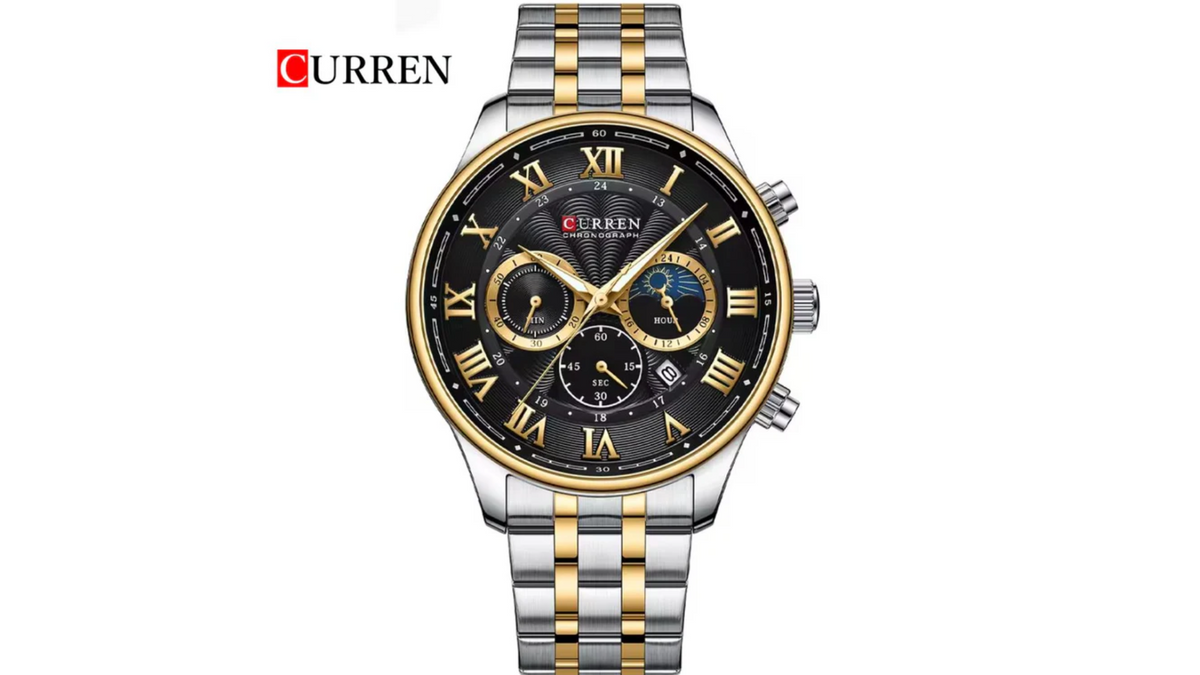 Reloj Curren 8427 Plateado/Dorado - Metálico de Hombre