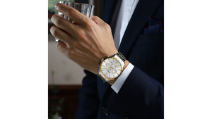 Reloj Curren 8435 Plateado/Dorado - Metálico de Hombre