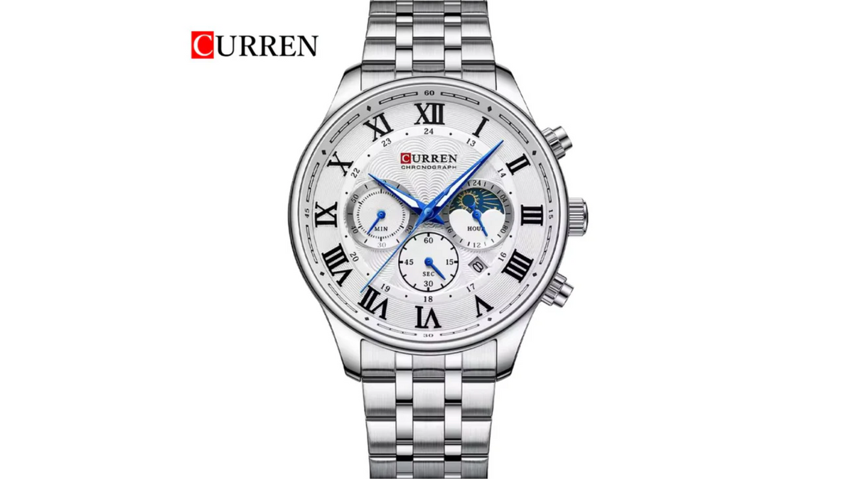 Reloj Curren 8427 Plateado - Metálico de Hombre