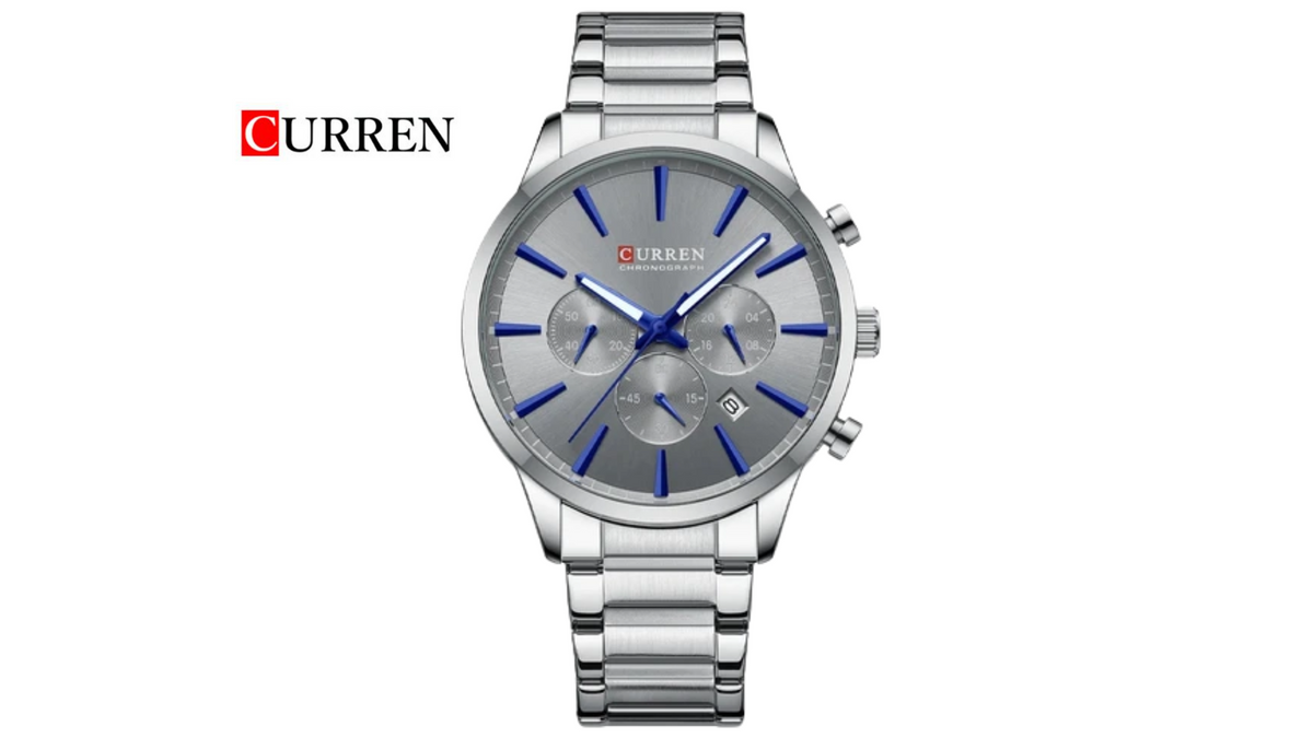 Reloj Curren 8435 Plateado - Metálico de Hombre