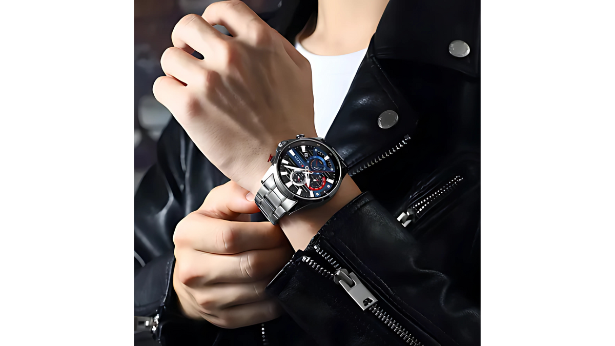 Reloj Curren 8415 Plateado - Metalico de Hombre