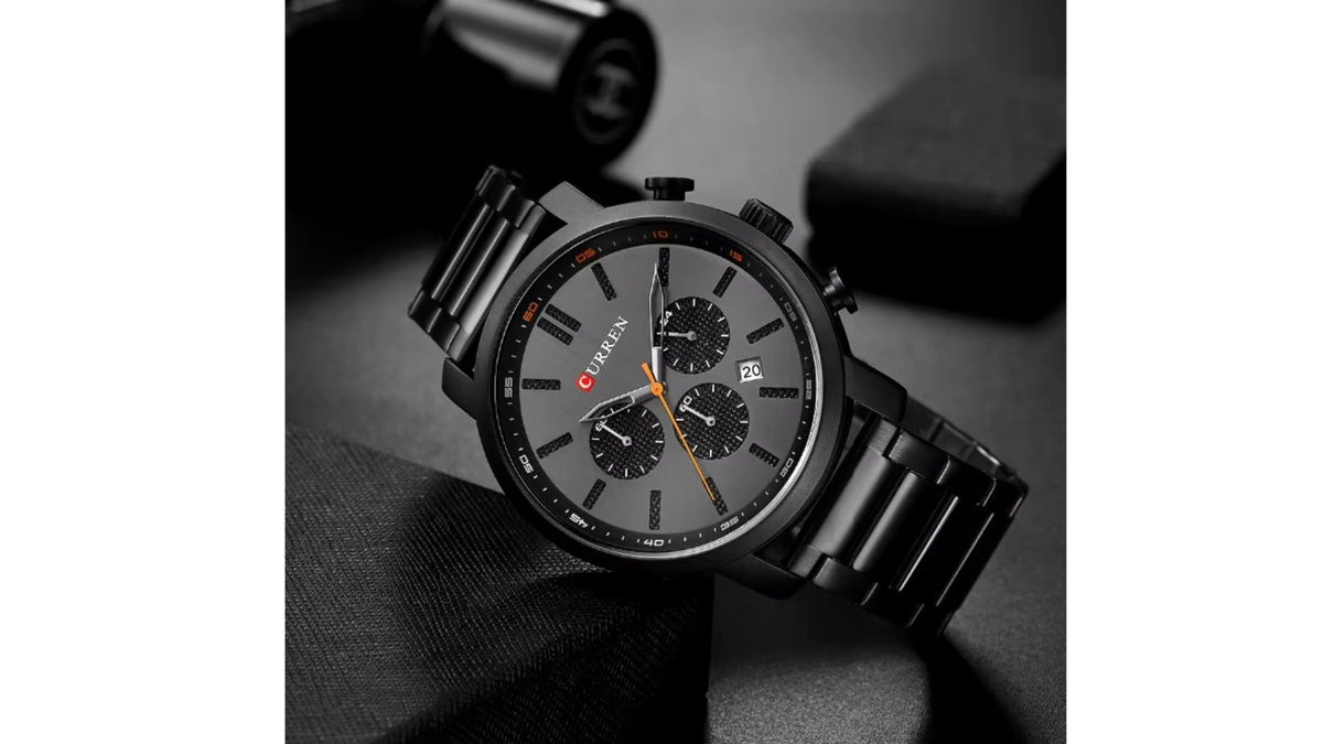 Reloj Curren 8315 Pavonado/Negro Mate - Metálico de Hombre