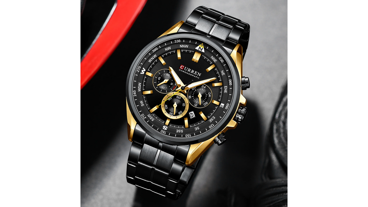 Reloj Curren 8399 Pavonado/Dorado - Metálico de Hombre