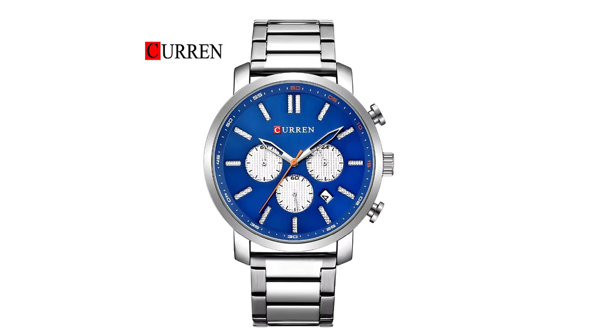 Reloj Curren 8315 Plateado - Metalico de Hombre