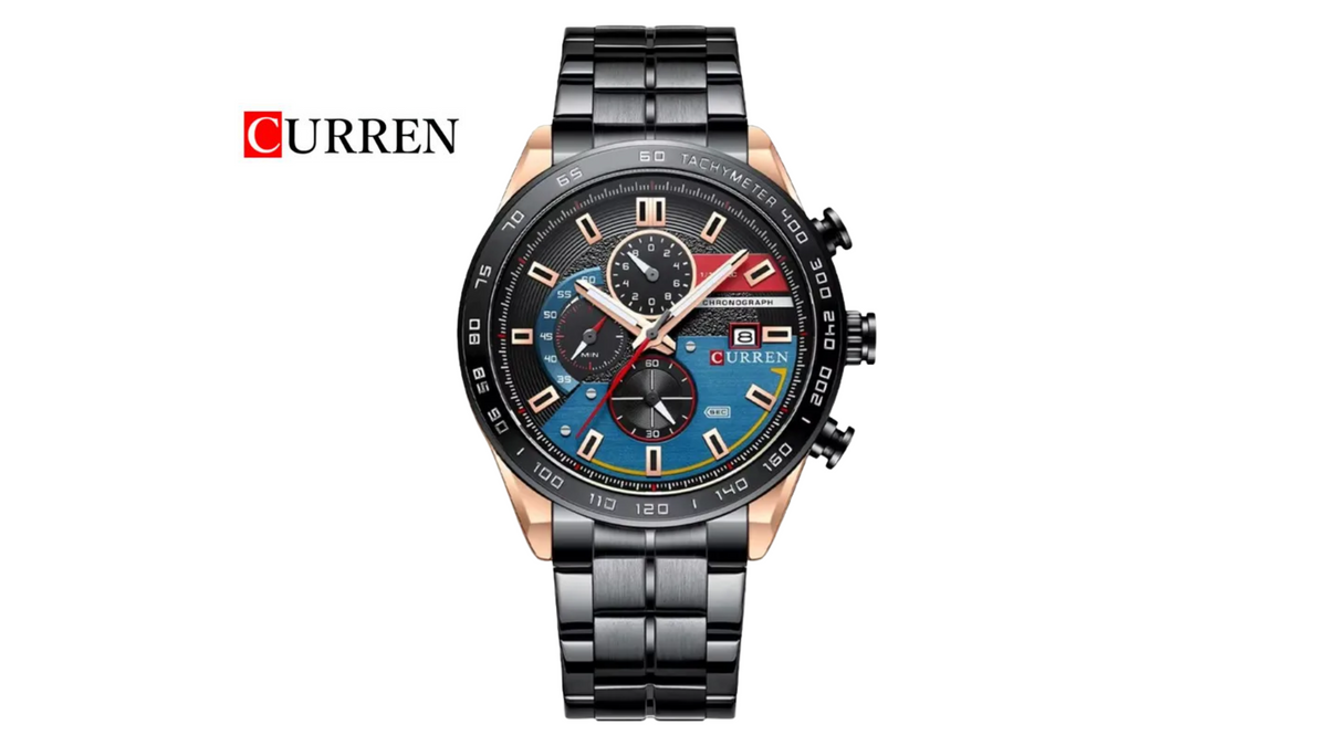 Reloj Curren 8410 Pavonado/Oro Rosa - Metálico de Hombre