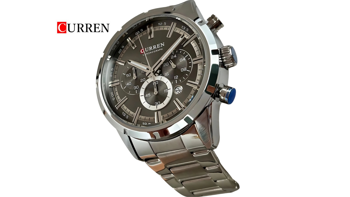 Reloj Curren 8355 Plateado - Metálico de Hombre