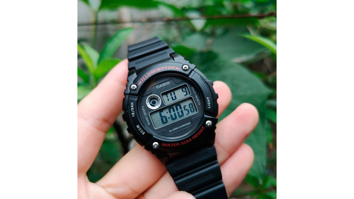 Reloj Casio W - 216H - 1A Plástico de Hombre