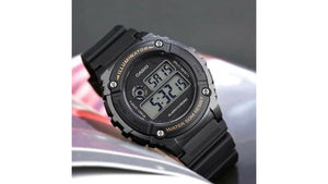 Reloj Casio W - 216H - 1B Plástico de Hombre