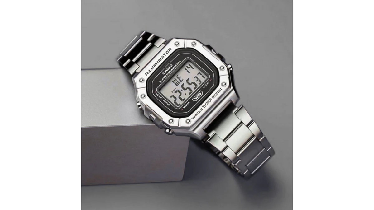 Reloj Casio W - 218HD - 1A Metálico Unisex