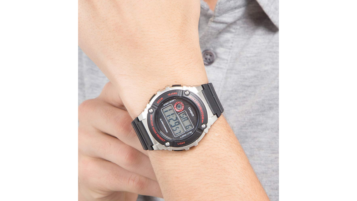 Reloj Casio W - 216H - 1C Plástico de Hombre