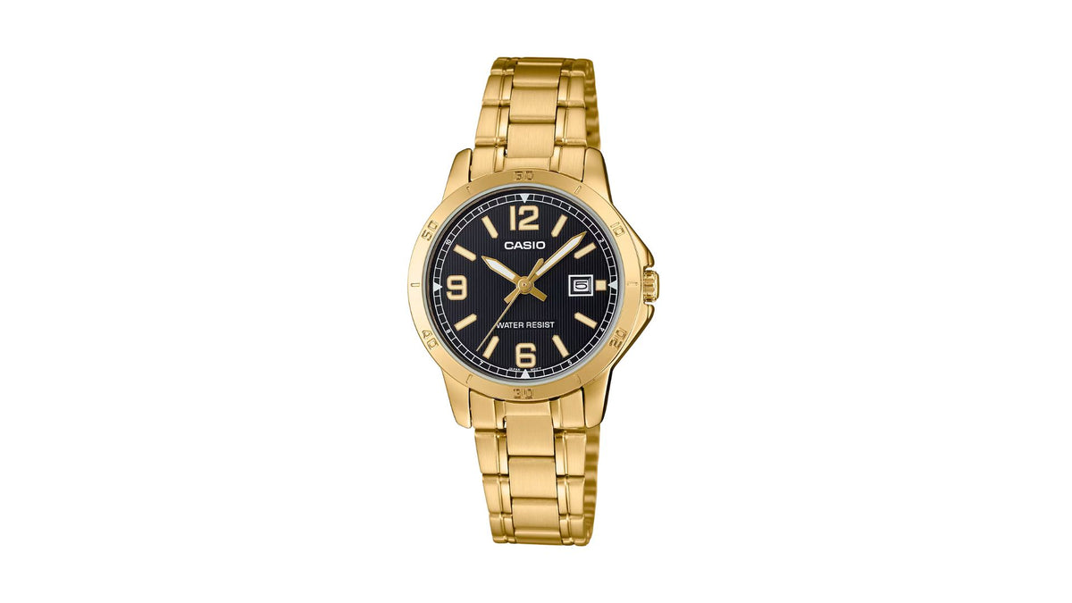 Reloj Casio LTP - V004G-1B - Metálico de Mujer