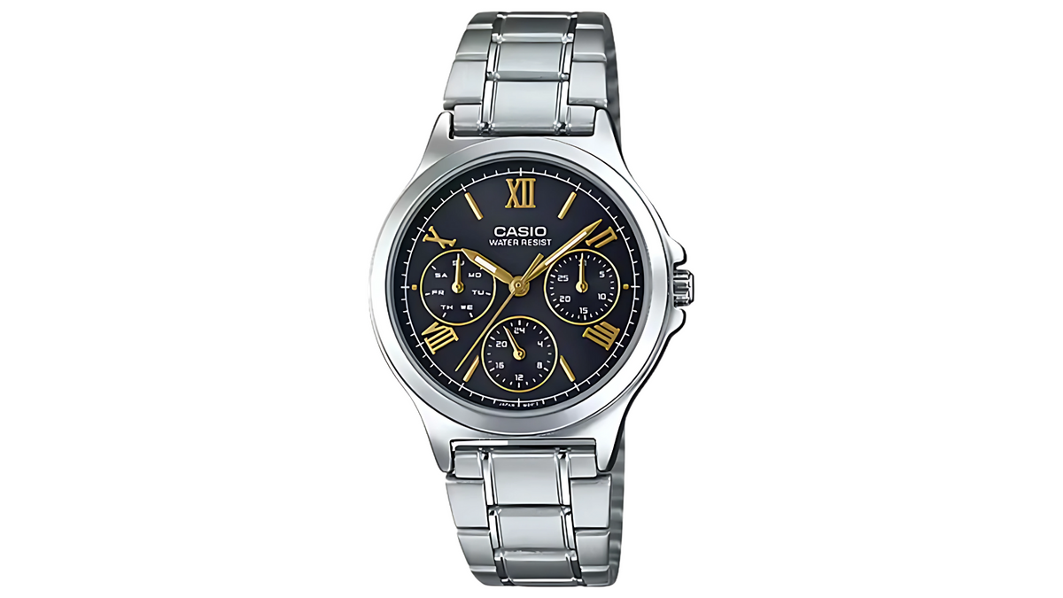 Reloj Casio LTP - V300D - 1A2 Metálico de Mujer