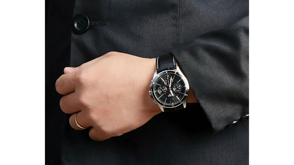 Reloj Casio MTP - 1374L - 1A - Cuero de Hombre