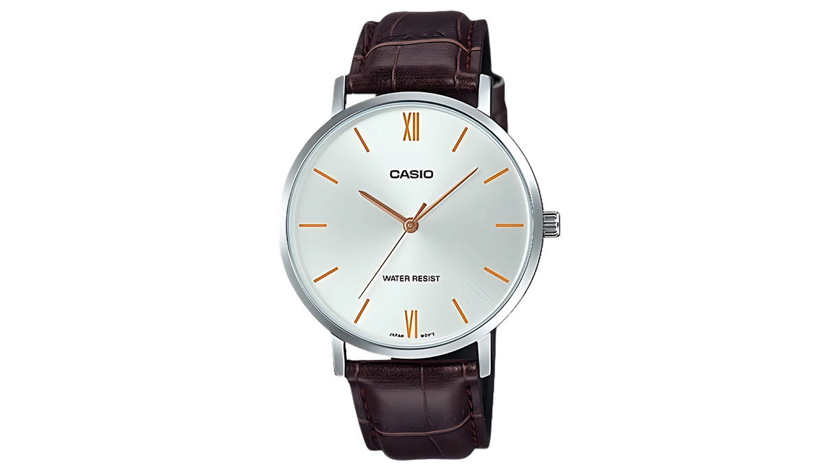 Reloj Casio MTP - VT01L - 7B2 Cuero de Hombre