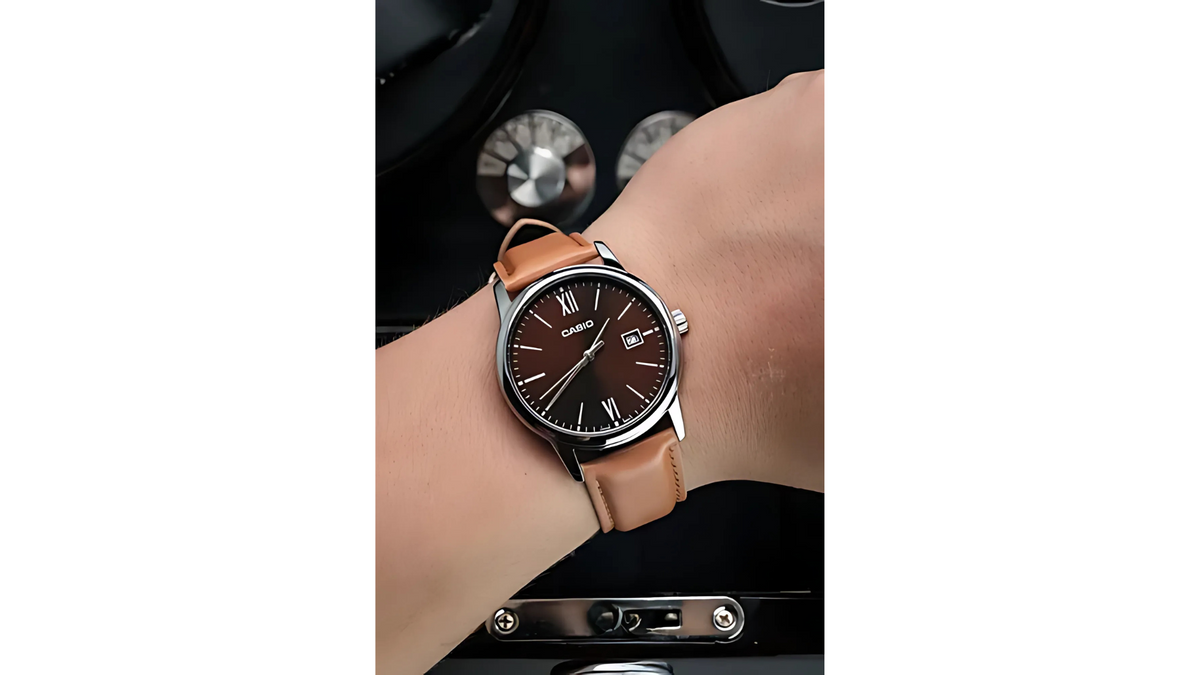 Reloj Casio MTP - V002L - 5B3 Cuero de Hombre