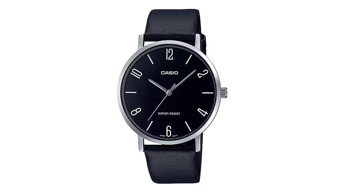Reloj Casio MTP - VT01L - 1B2 - Cuero de Hombre