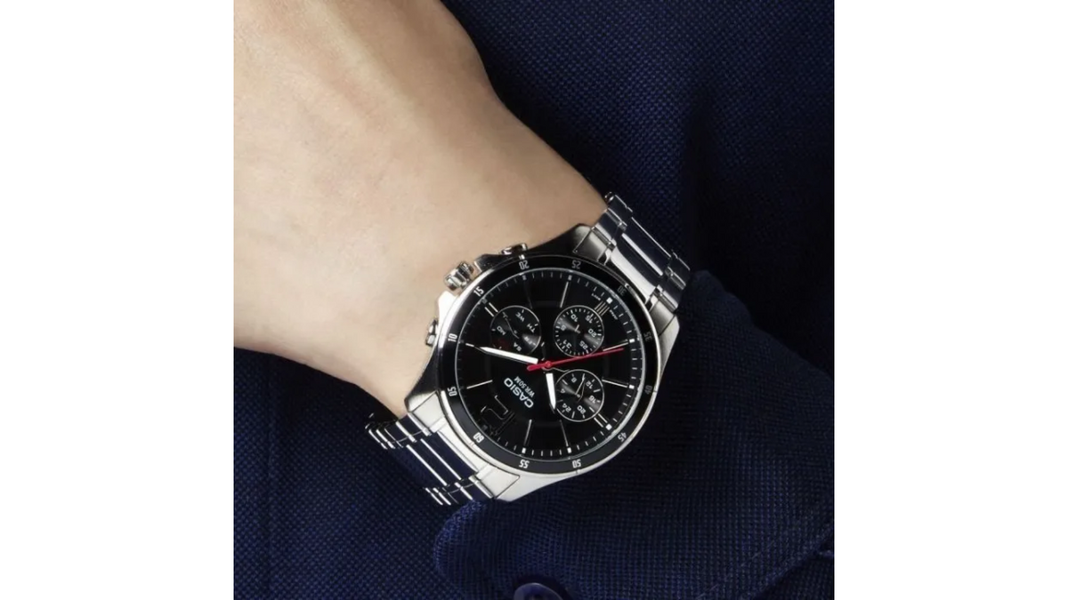 Reloj Casio MTP - 1374D - 1AV Metálico de Hombre