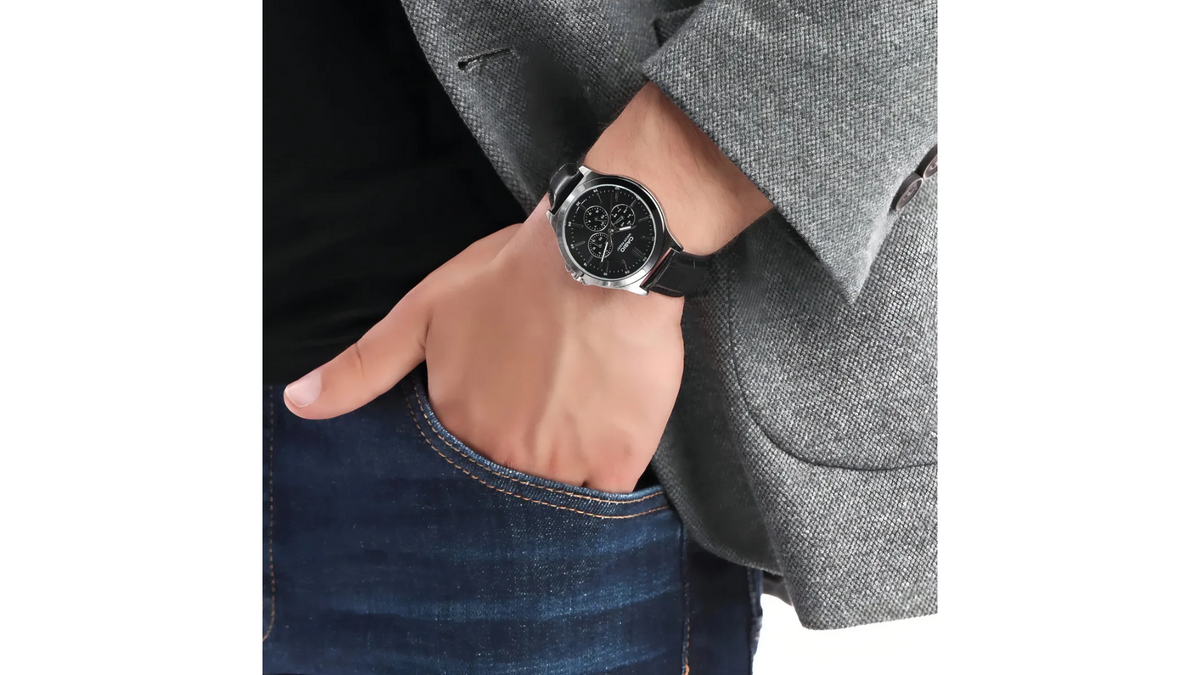 Reloj Casio MTP - V300L - 1A Cuero de Hombre