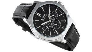 Reloj Casio MTP - V300L - 1A Cuero de Hombre