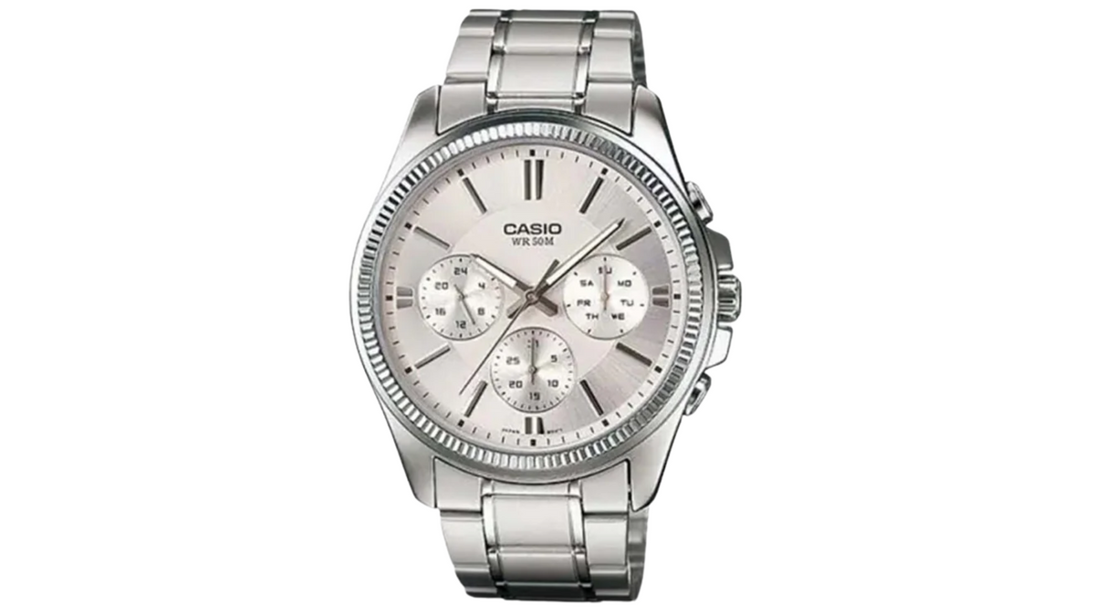 Reloj Casio MTP - 1375D - 7AV Metálico de Hombre