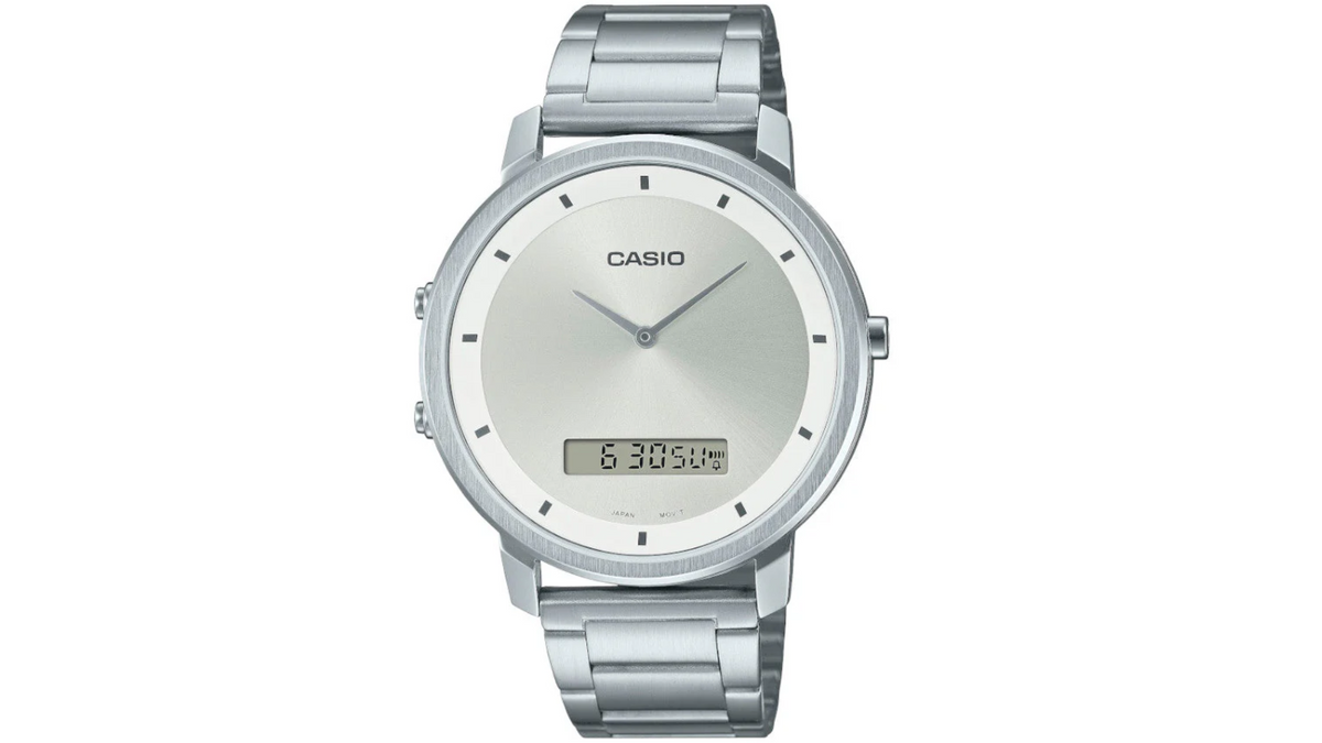 Reloj Casio MTP - B200D - 7E Metálico de Hombre
