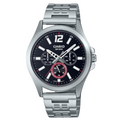 Reloj Casio MTP - E350D - 1B Metálico de Hombre