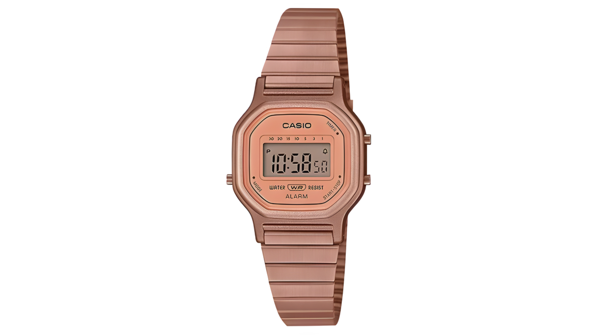 Reloj Casio LA - 11WR - 5A Metálico de Mujer