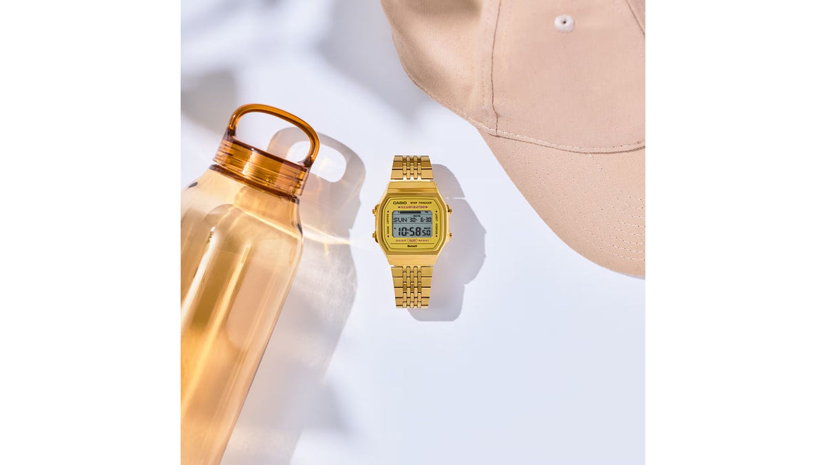 Reloj Casio - ABL - 100WEG - 9A - Metálico Retro