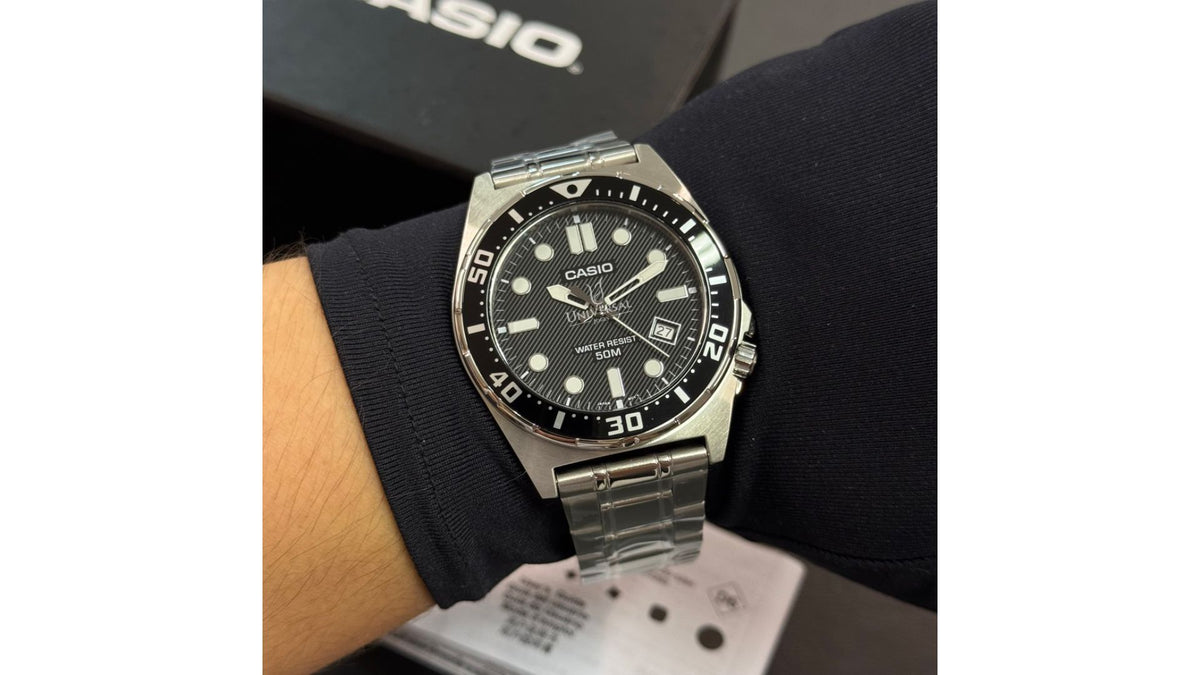 Reloj Casio MTD - 135D - 1A - Metálico de Hombre
