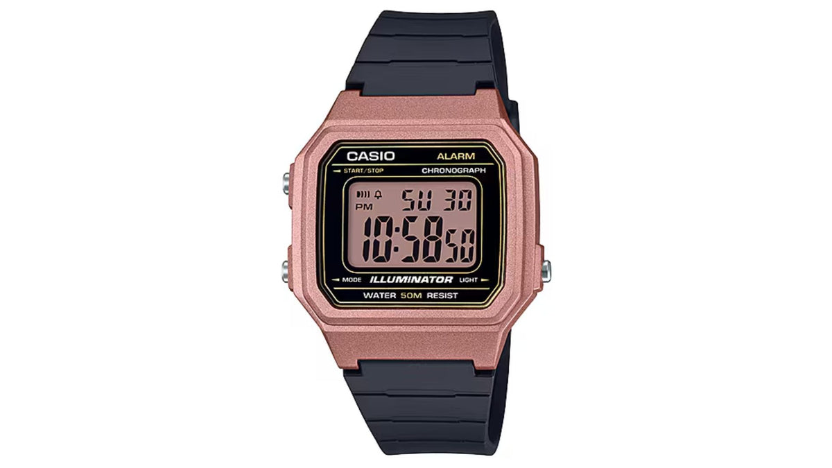 Reloj Casio W - 217HM - 5A Plástico de Hombre