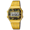 Reloj Casio A168WEGC - 3D Metálico de Mujer