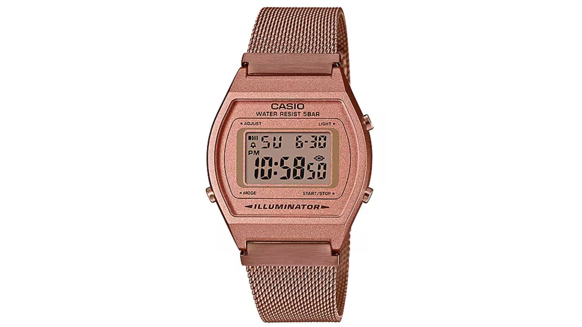 Reloj Casio B640WMR - 5A Metálico de Mujer