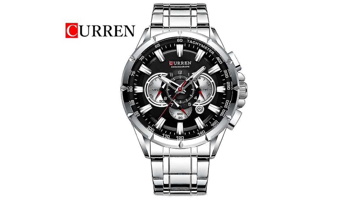 Reloj Curren 8363 Plateado - Metálico de Hombre