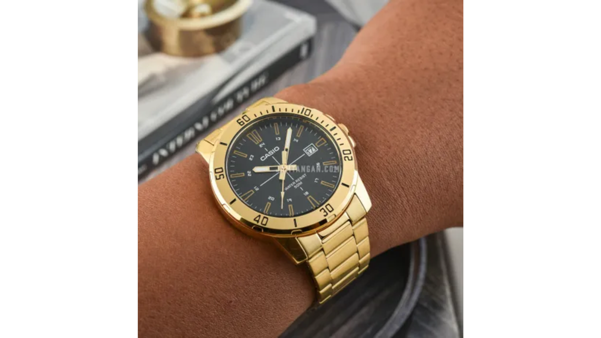 Reloj Casio MTP - VD01G - 1C Metálico de Hombre