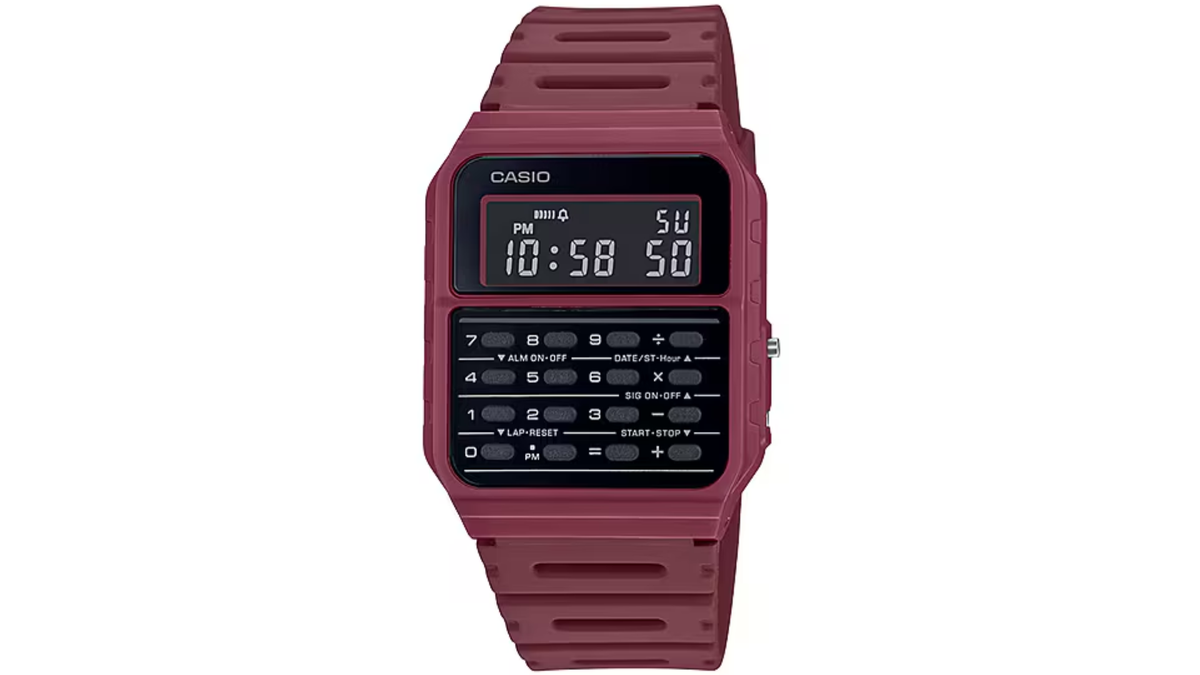 Reloj Casio CA - 53WF - 4B Plástico Retro