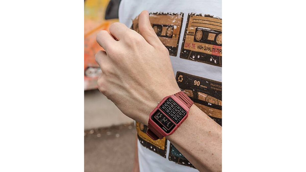 Reloj Casio CA - 53WF - 4B Plástico Retro