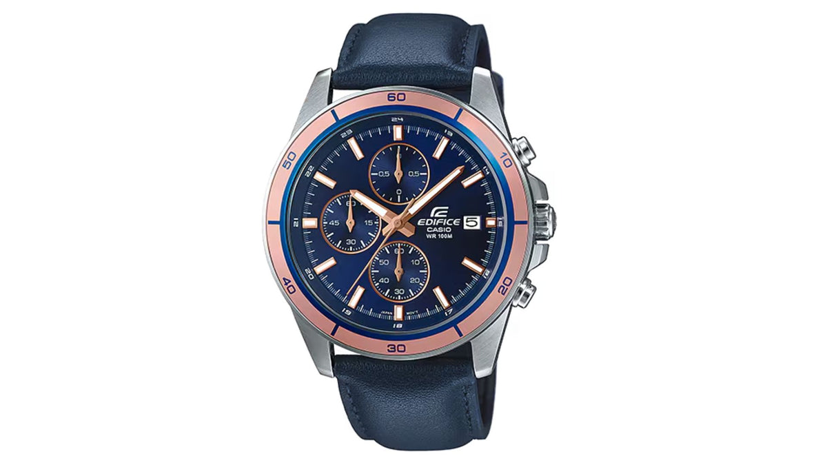 Reloj Casio Edifice EFR - 526L - 2A Cuero de Hombre