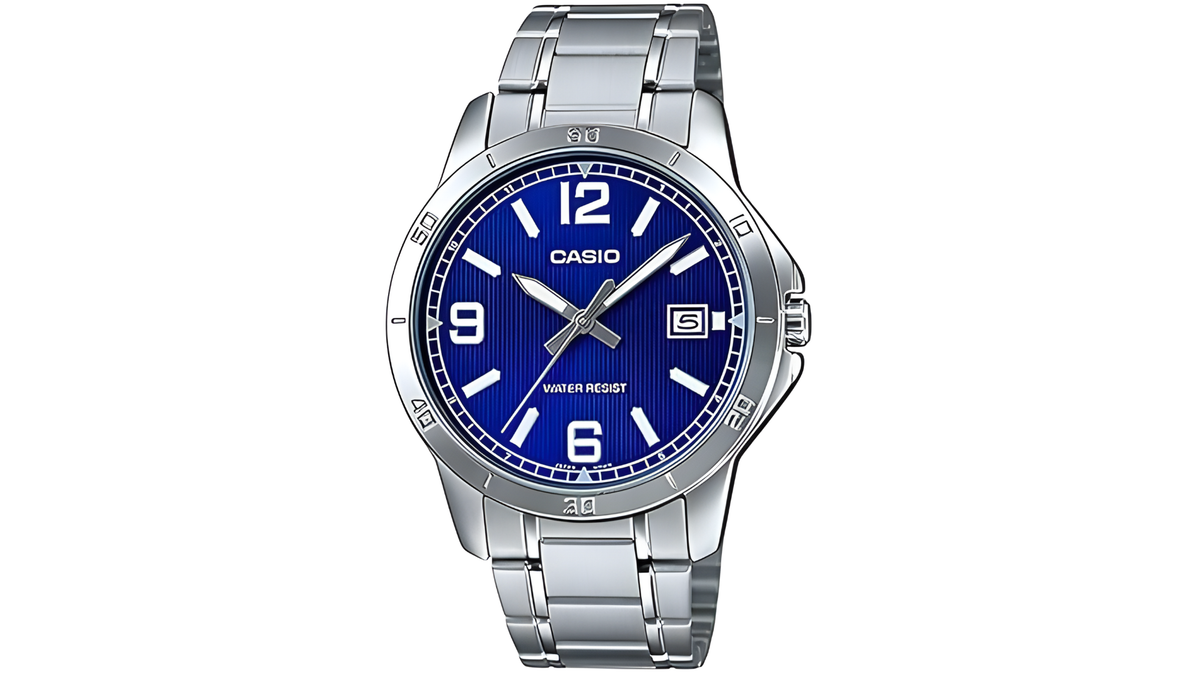 Reloj Casio MTP - V004D - 2B Metálico de Hombre
